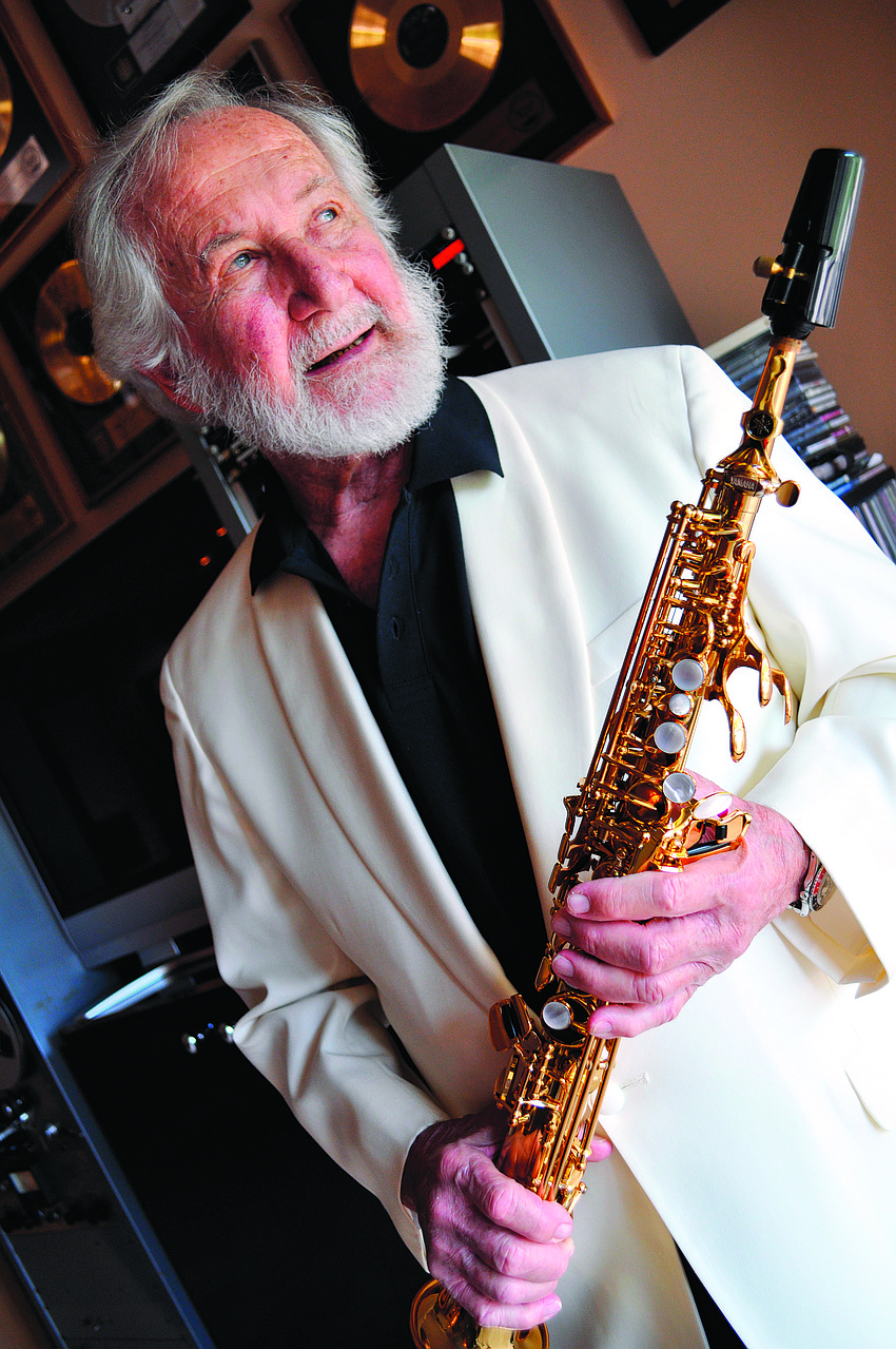 Larry Elgart was photographed for Longboat Observer's 