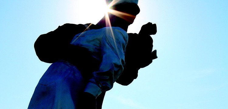 In January, there was talk of removing "Unconditional Surrender" from the bayfront in May, if several conditions on its sale and donation were not met.