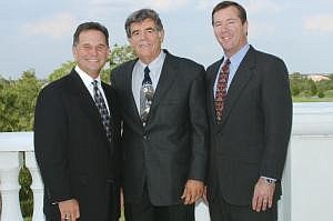 Lem Sharp, left, Walter Mills, middle, and Tim Hensey, right, are executives at Lakewood Ranch-based construction firm W.G. Mills.