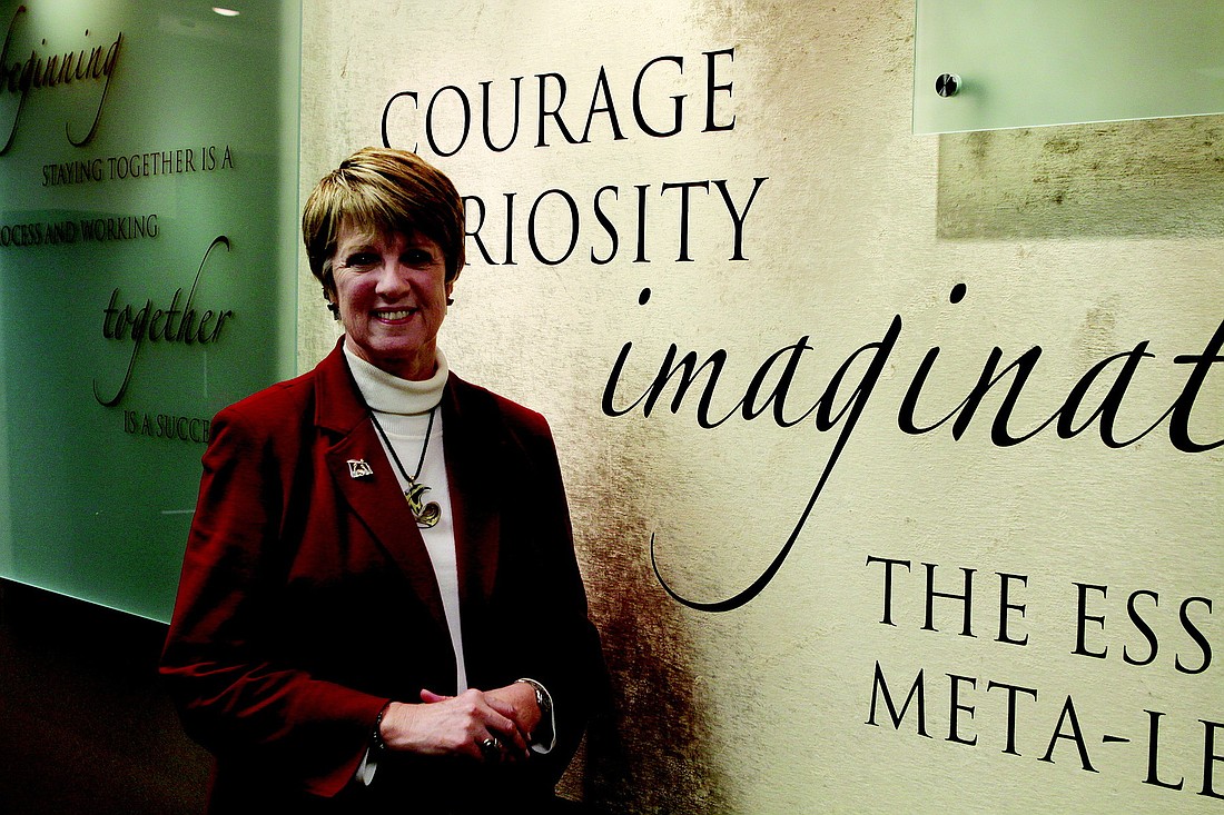 Debra Jacobs became president and CEO of The Patterson Foundation in 2009. The foundation has identified nine initiatives that it will explore in the next three to five years.