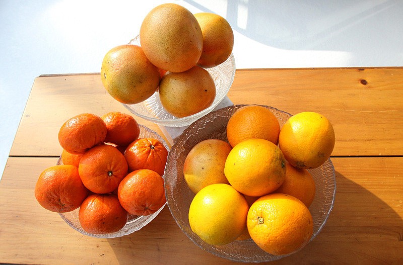 Tangerines, Ruby Red grapefruits and navel oranges make great additions to recipes.