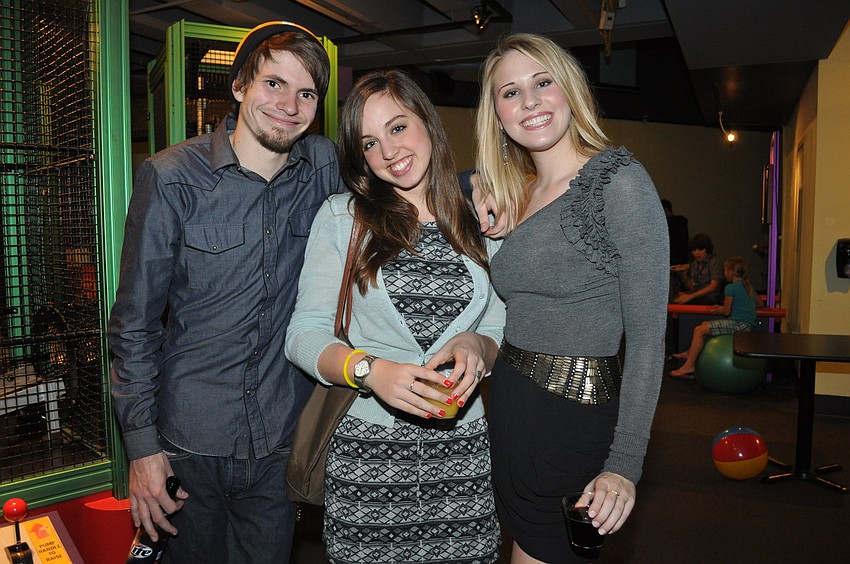 David Olson, Kylie Fitch and Amber Rutkowski attended the event.