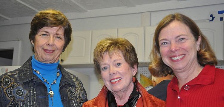 Liz Riedinger, Julie Best and Georgia Walters