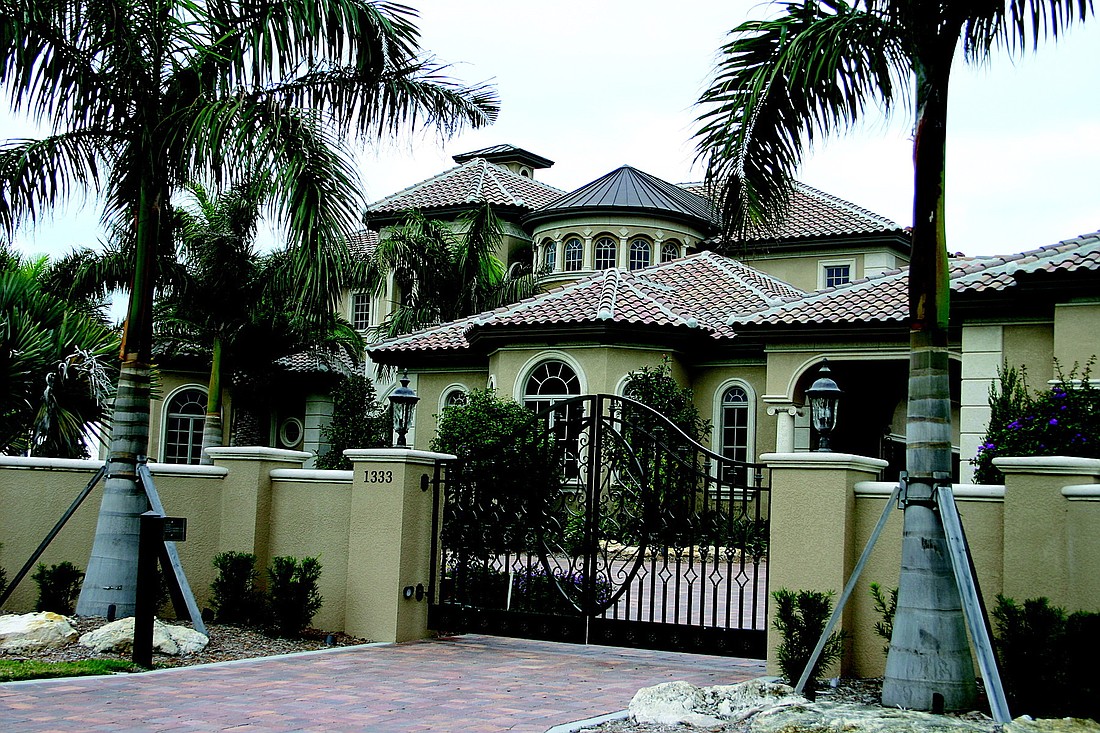 The 8,800-square-foot New Pass home at 1333 Westway Drive, in the Lido Shores subdivision, sold for $8.4 million in February 2010.