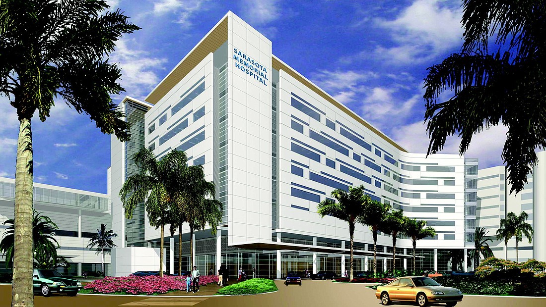 Sarasota Memorial HospitalsÃ¢â‚¬â„¢s new Courtyard Tower, scheduled to open in 2013, will replace the oldest wings of the hospital.