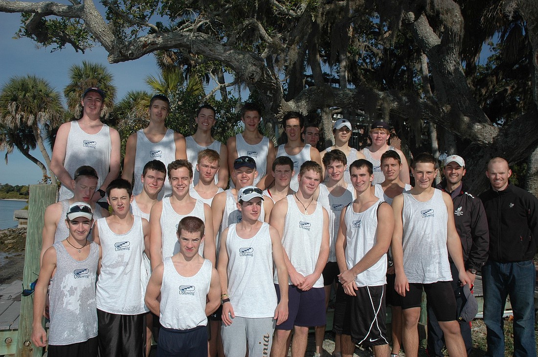 The Sarasota Crew hosted a weekend of intense training and rowing Jan. 6-9.