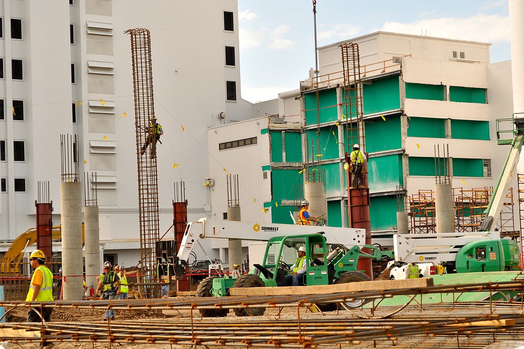 Sarasota Memorial unveils foundation of ninestory tower Your Observer