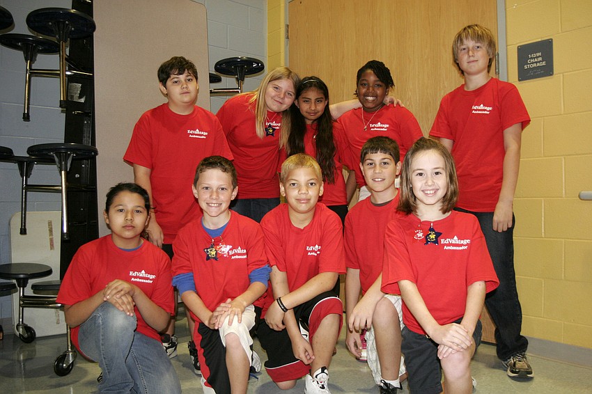 The fifth-grade SOAR Ambassadors helped out throughout the assembly.