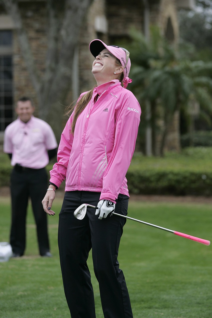 Paula Creamer enjoyed sharing her stories from the LPGA tour.