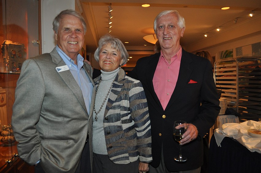 Jeff and Judy Reed with Lionel Olmer