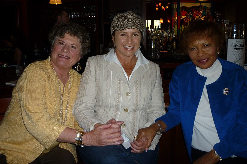 Pictured are Beverly Fisher, Jaymie Klauber, host of the event at the Polo Grill, and Audrey Coleman