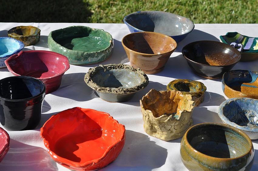 Each guest received a handmade bowl crafted by local potters who volunteered their time.