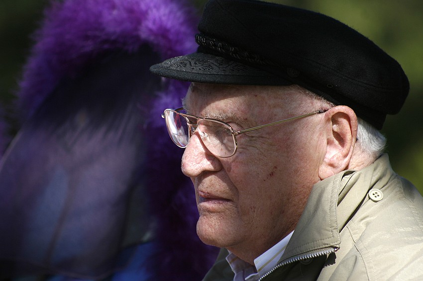 Dr. Stanley Appel received a medal during the ceremony.