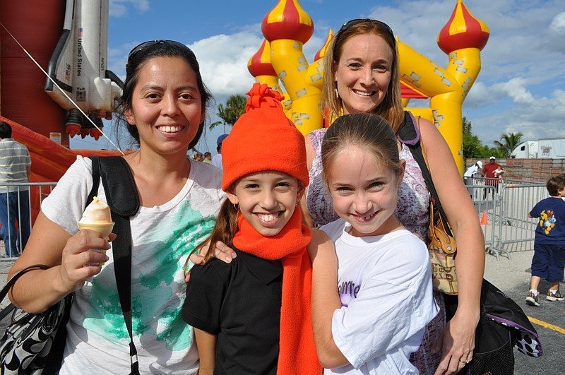 Alma and Kimberly Schmidt spent the day with Misty and Kennedy Street.