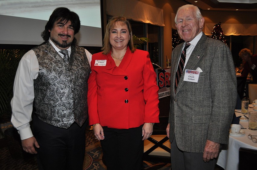 Joseph Spinella, Mary Alice Volkert and Chuck Volkert