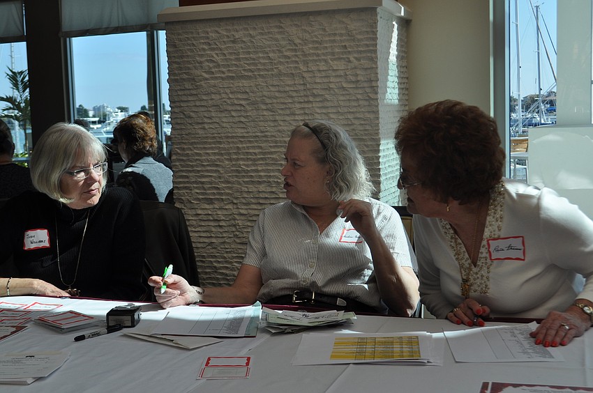 Judy Williams, Christine Furgiuele and Ruth Strauss