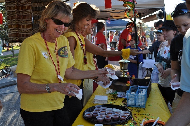 Ladies on the Hot Chicks Chili team were confident their chili would win the cook off again.