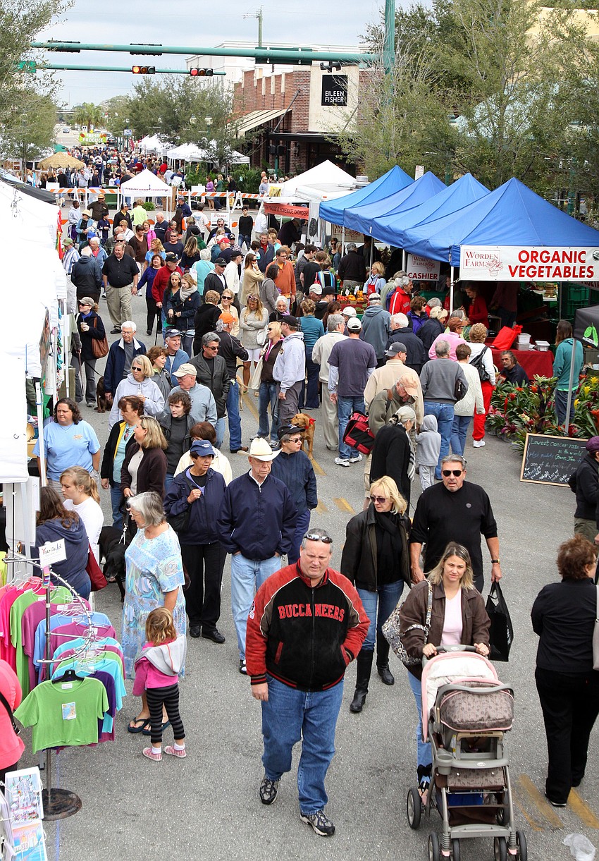By 10:30 a.m. the market is at its busiest. On any given Saturday, the famers market can anywhere between 5000 to 8000 people.