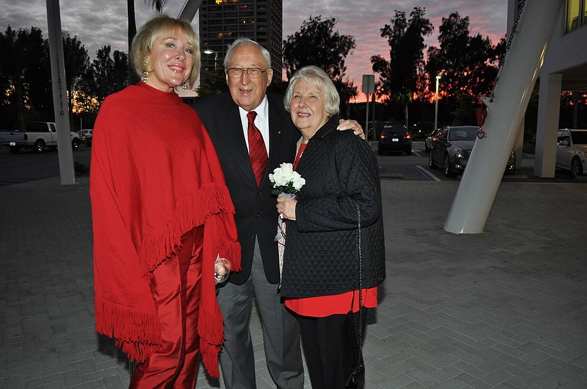 Co-Chairwoman Melissa Morrill with her parents, Bill and Rose Ragan
