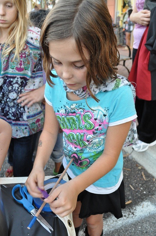 Kennedy Weber added some sparkles to her wand.