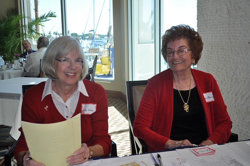 Judy Wilson and Ruth Strauss