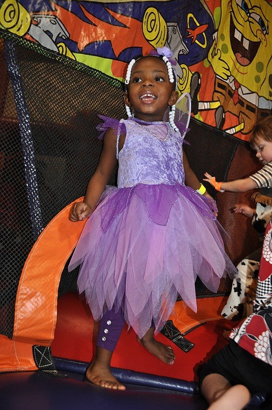 Erika Williams, 3, had a blast at the festival.
