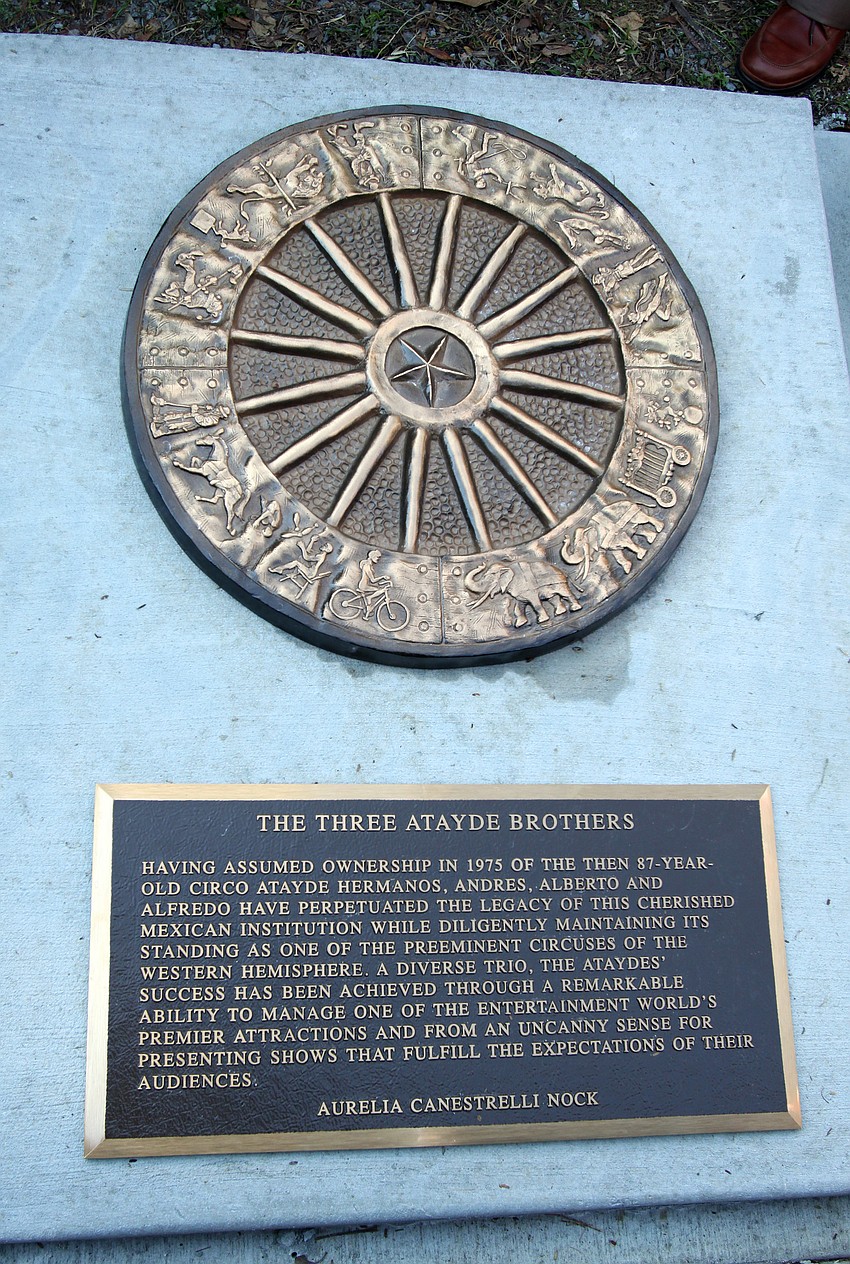 The Atayde Brothersâ€™ plaque.