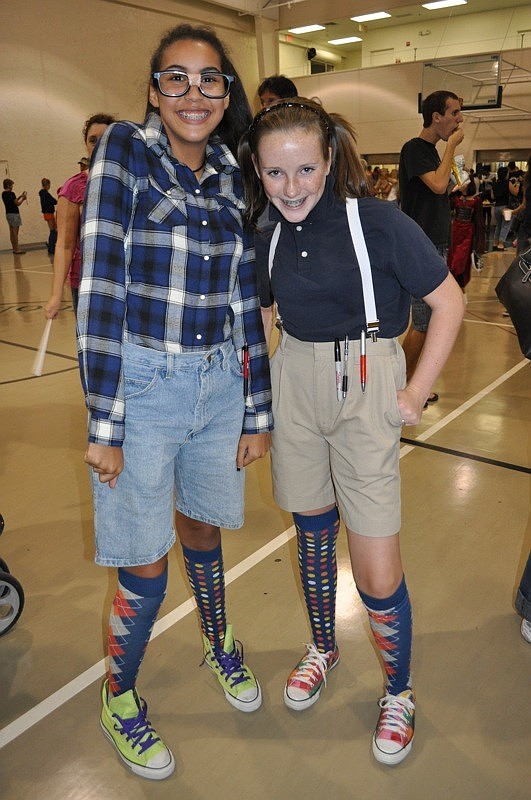 Lily Davis and Nicole Pelletier both attend Braden River Middle School.