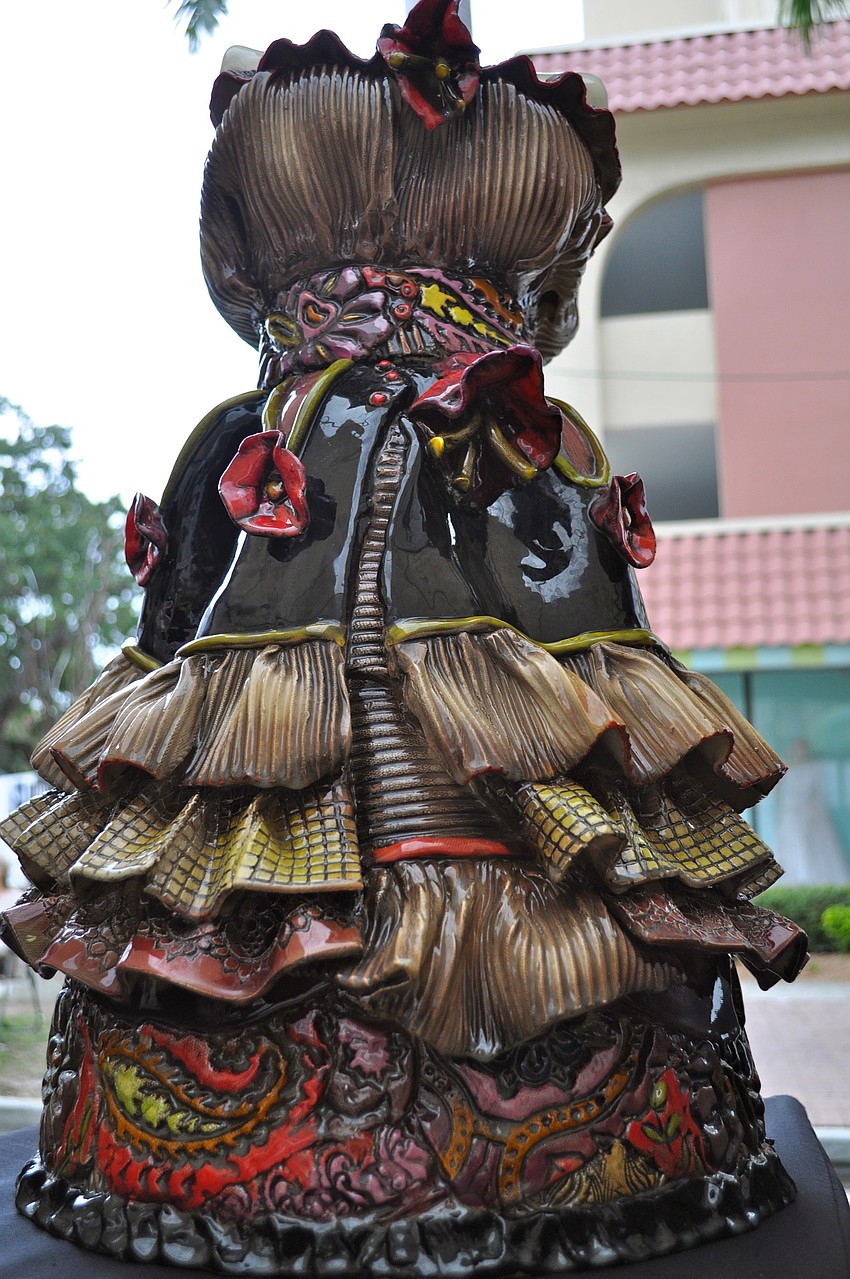 Gail Markiewicz created this sculpture.