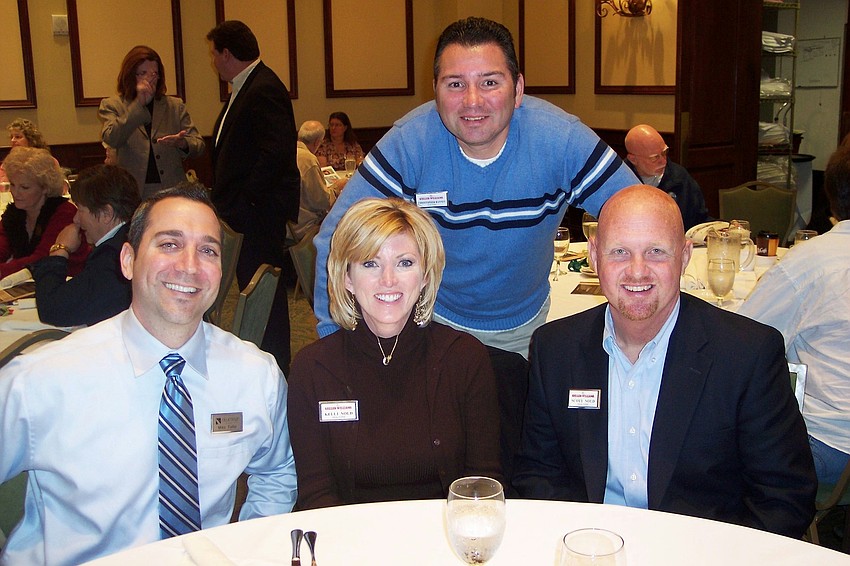 Mike Tullio, Kelli Nold, Christopher Ranney and Scott Nold were excited to hear Alan Thompson speak.