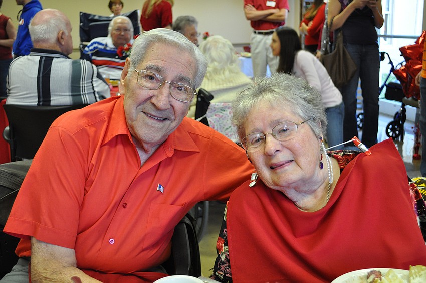 Dominic and Irene Amadio celebrate their 65th Valentine's Day together.