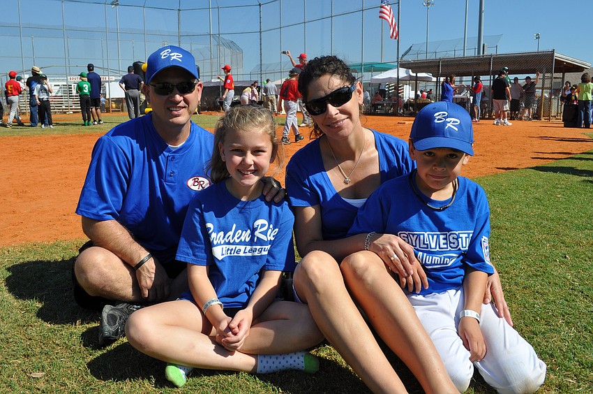 Shane and Karen Lewellen enjoyed spending the afternoon with their daughter, Riley, 10 and son, Nolan, 7.