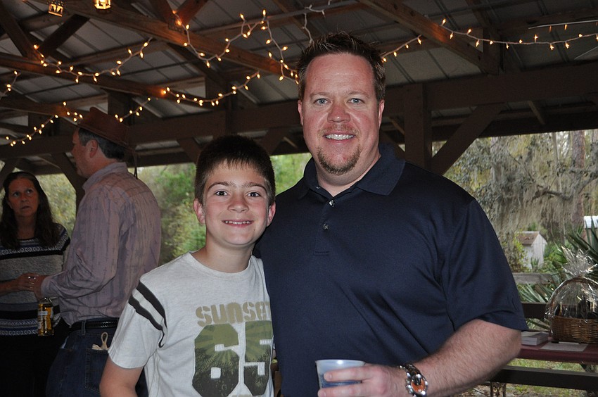 Kyle Crowley and his dad, Dean