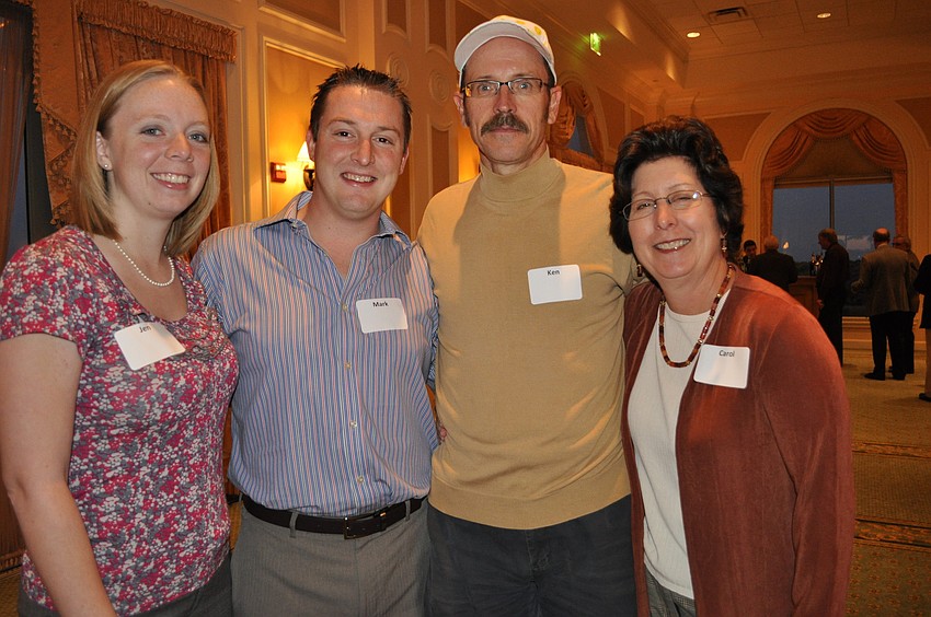 Jen and Mark McCormick came out with friends Ken and Carol Krah.