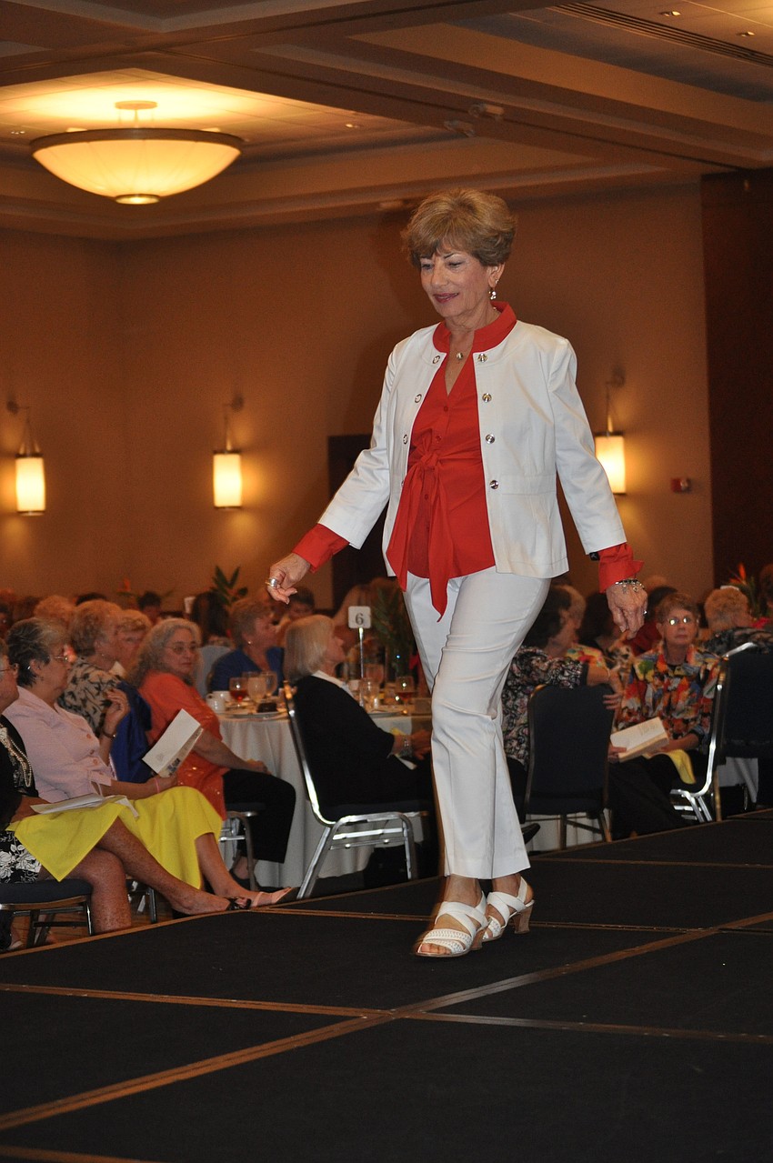 Ann Marie Christaldi walks the runway.