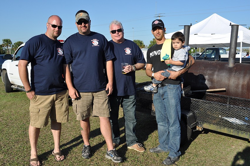 Mike Daniels, Donnie Taylor and Jerry Taylor with Alex and Adrian Lozano