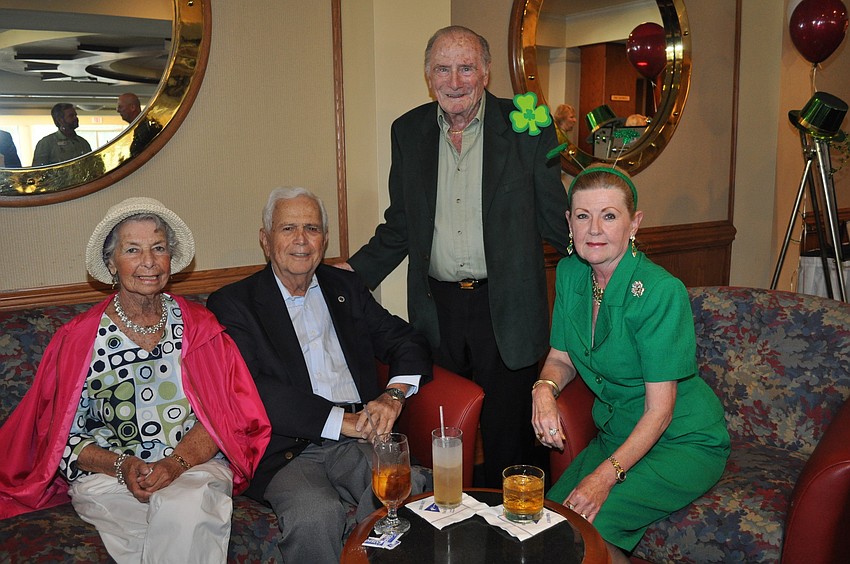 Hazel and Hal Lenobel with Jack and Sally Jaret