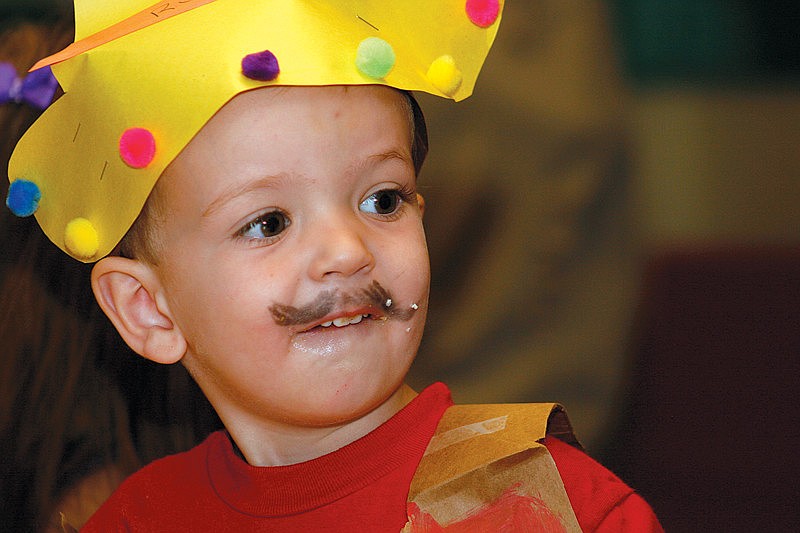 Ryan DiLascia enjoyed authentic Mexican food during his class' party.