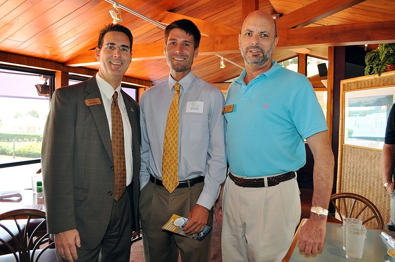 Ron Maloney with Jared Hawkins and SKCC President Jim Haberman