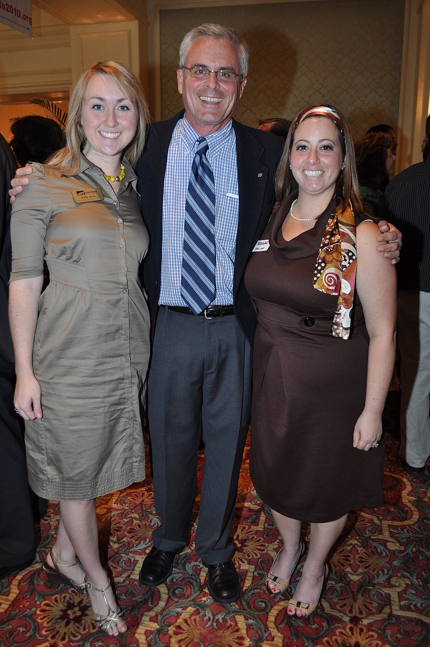 Sally Gruters, Danny Bilyeu and Elise Lipoff