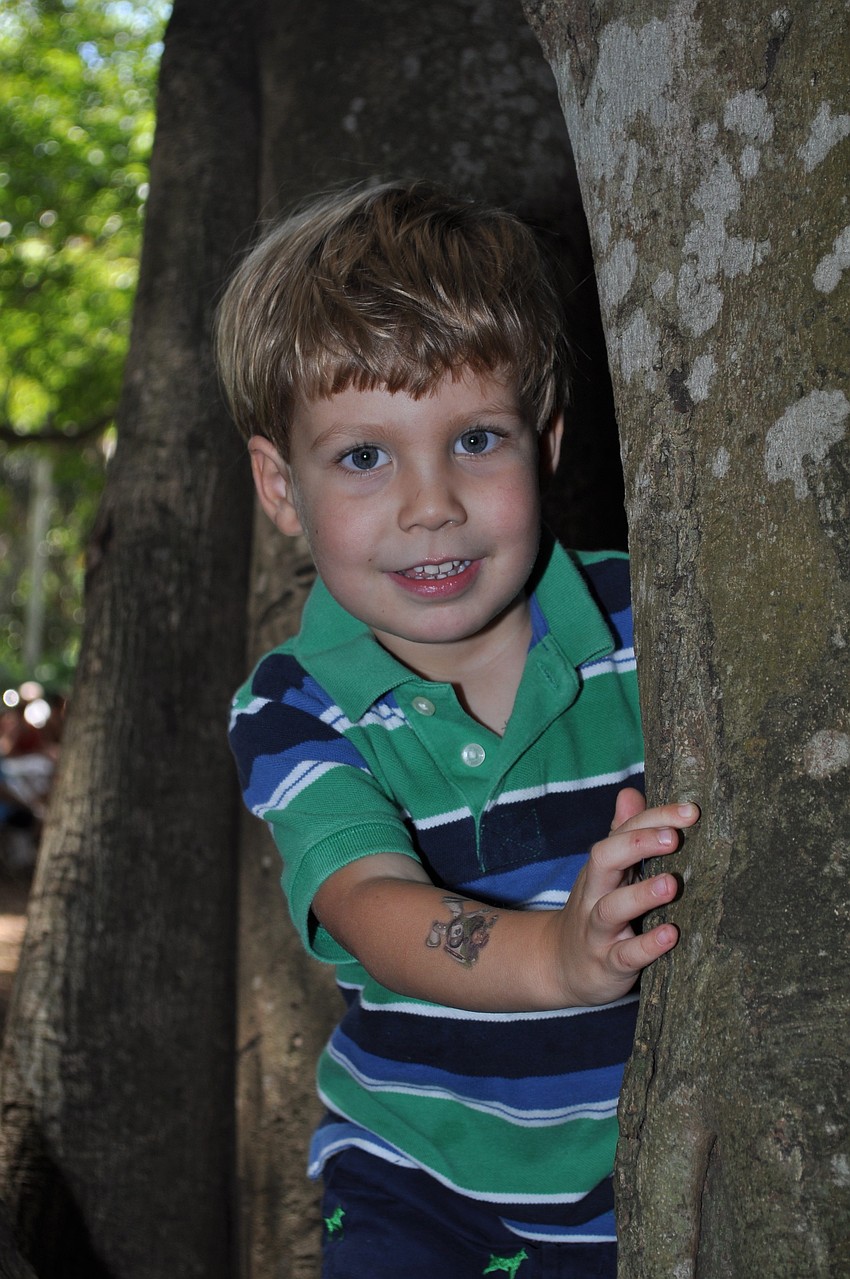 Samuel Dorrill smiles for the camera.