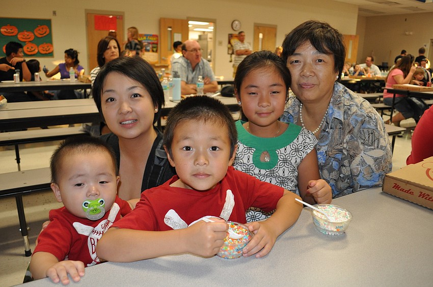 The Lu family: Jack, Angela, Kevin, Alexandra and Macy
