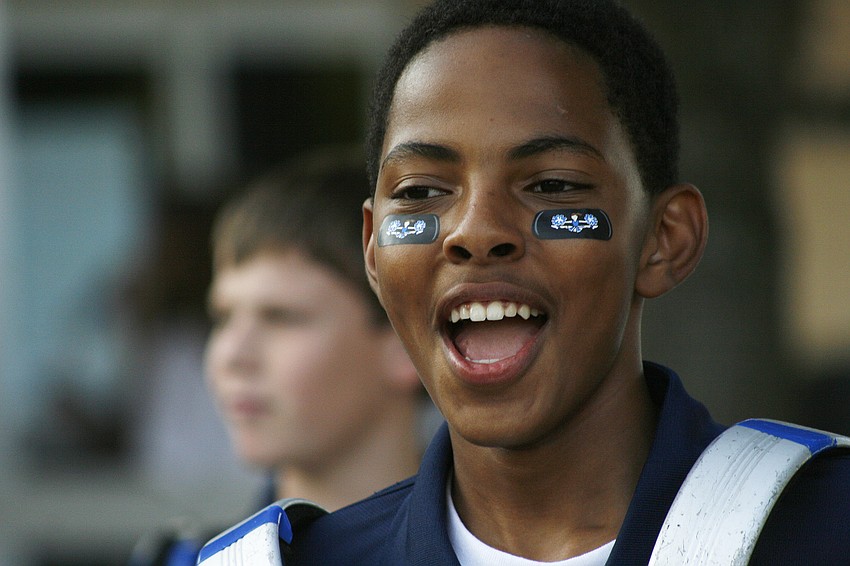 David Grain, 15, performed on the snare drum with the ODA band.