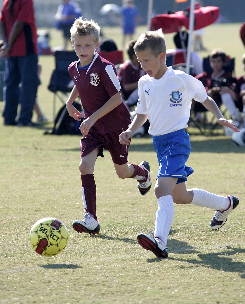 The Braden River Soccer Club had three U9 boys teams competing in the tournament.