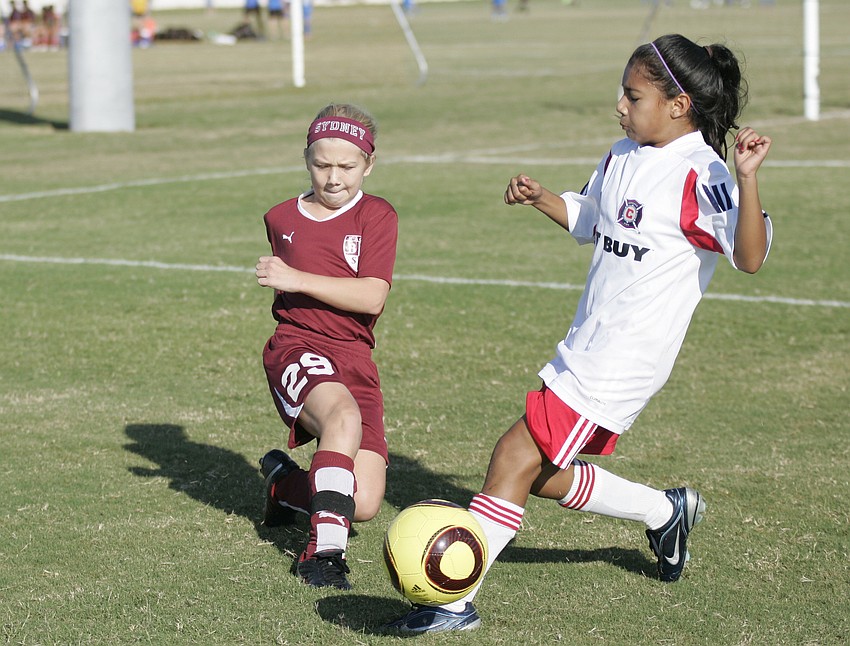 Sydney Wicks played defense for Braden River's U11 girls black team.