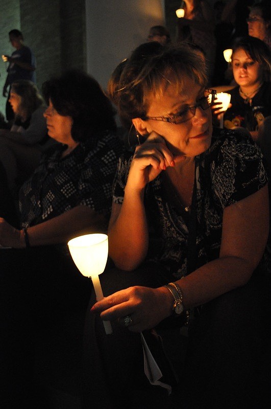 Greenbrook resident Linda Murillo attended the vigil.