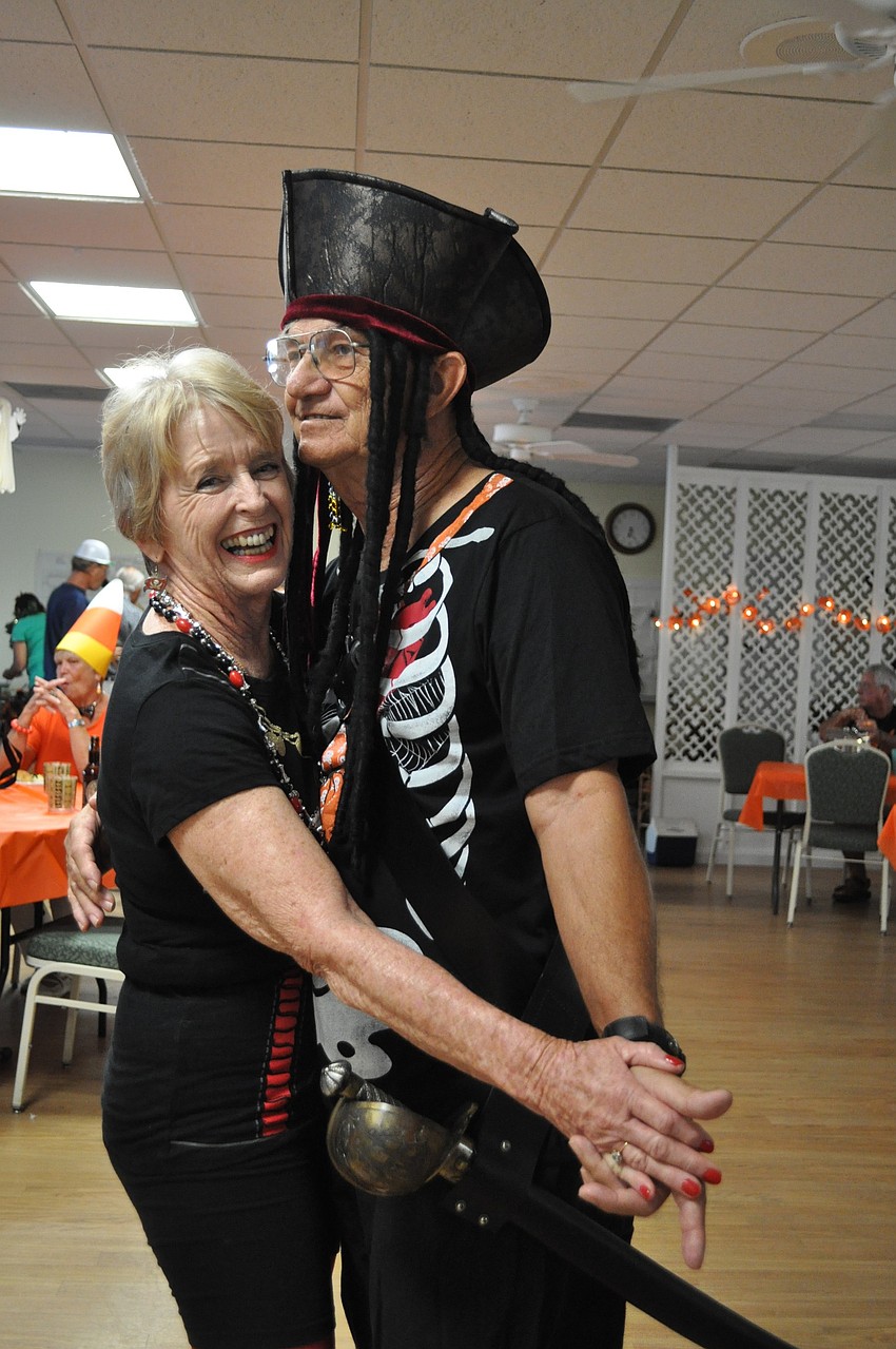 Barbara and Joe Grear take a spin on the dance floor.