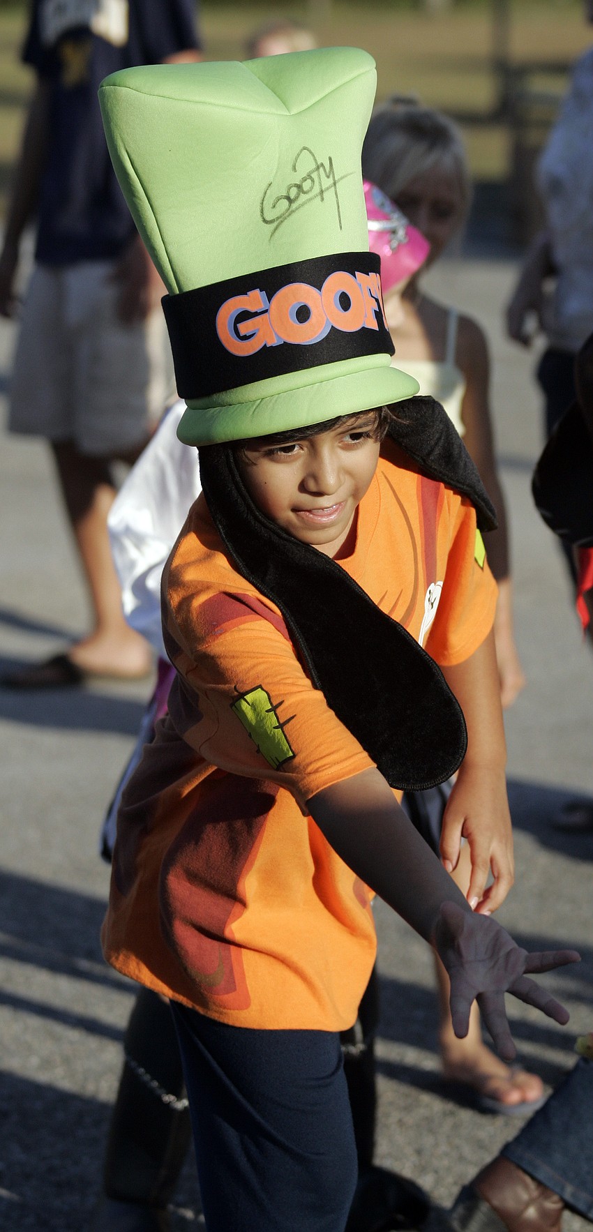 Willis Elementary second-grader Nicholas Caballero had a blast playing the carnival-style games.
