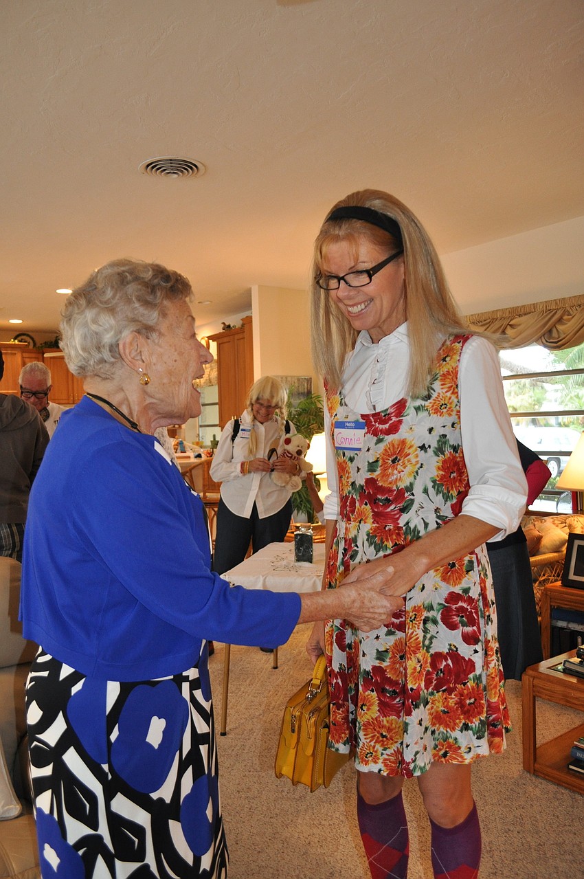 Pauline Schroeder and Connie Gill