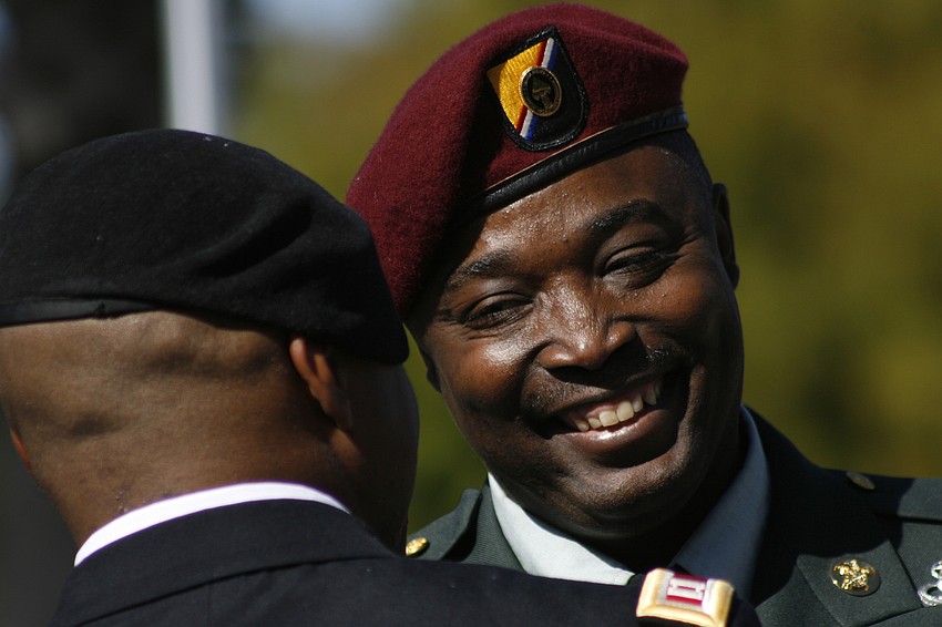 Veteran Archie Sanders received recognition during the ceremony.